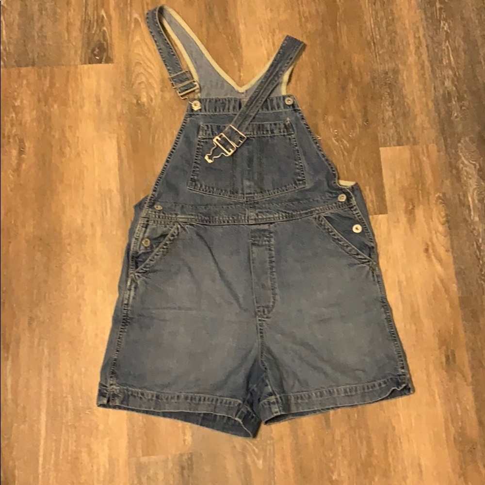 Vintage Gap Overall Shorts